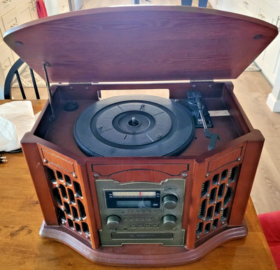 Innovative Technology ITTR-501 Turntable Stereo System CD Recorder AM/FM