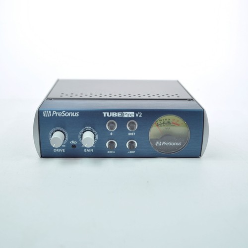 Preamplificador de tubo monocanal PreSonus TubePre V2/caja de DI - Imagen 2 de 6