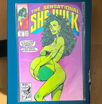 Marvel Comics The Sensational She-Hulk #34 1991 EN Byrne Copper Age Superhelden