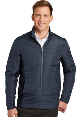 J902 Port Authority Collective Insulated Jacket ''River Blue'' Size: LARGE - New!