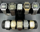 Timex Lot Of 10 Mens Vintage Wrist Watches Mechanical Quartz Analog Indiglo +