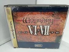 DATA EAST Wizardry VI & VII Complete Sega saturn Software