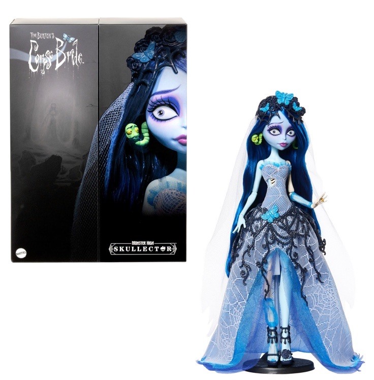 ☆限定ドール☆ モンスターハイ コープスブライド　エミリー　ドール とネフェラ Monster High Tim Burton's Corpse Bride Emily Skullector Fashion
