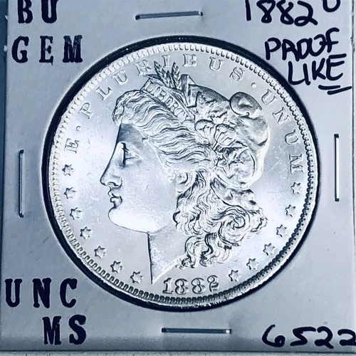 1882 O BU GEM MORGAN SILVER DOLLAR UNC MS+++ U.S. MINT RARE COIN 6522