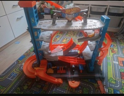 HOT WHEELS PARKGARAGE CITY ULTIMATE HAI für 90 AUTOS , AUSEINANDERGEBAUT