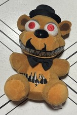 Five Nights At Freddy's Nightmare Fazbear Plush 2016 8" Scott Cawthon Funko FNAF