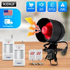 KERUI 433MHz Wireless Home House Alarm Siren Security Burglar Alarm System Kits 