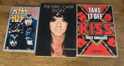 Kiss: The Eric Carr Story, Take It Off & Savoy Kiss Of Death Book Lot of 3
