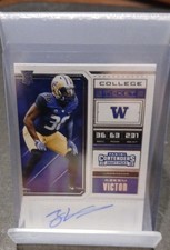 2018 Panini Contenders Draft Picks - College Ticket Azeem Victor #238 (AU, RC)