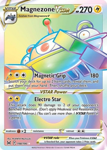 Magnezone VSTAR - 198/196 - Pokemon Lost Origins Secret Rare Card NM