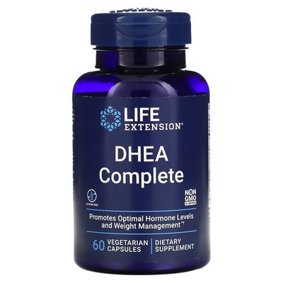 2 X Life Extension, DHEA Complete, 60 Vegetarian Capsules