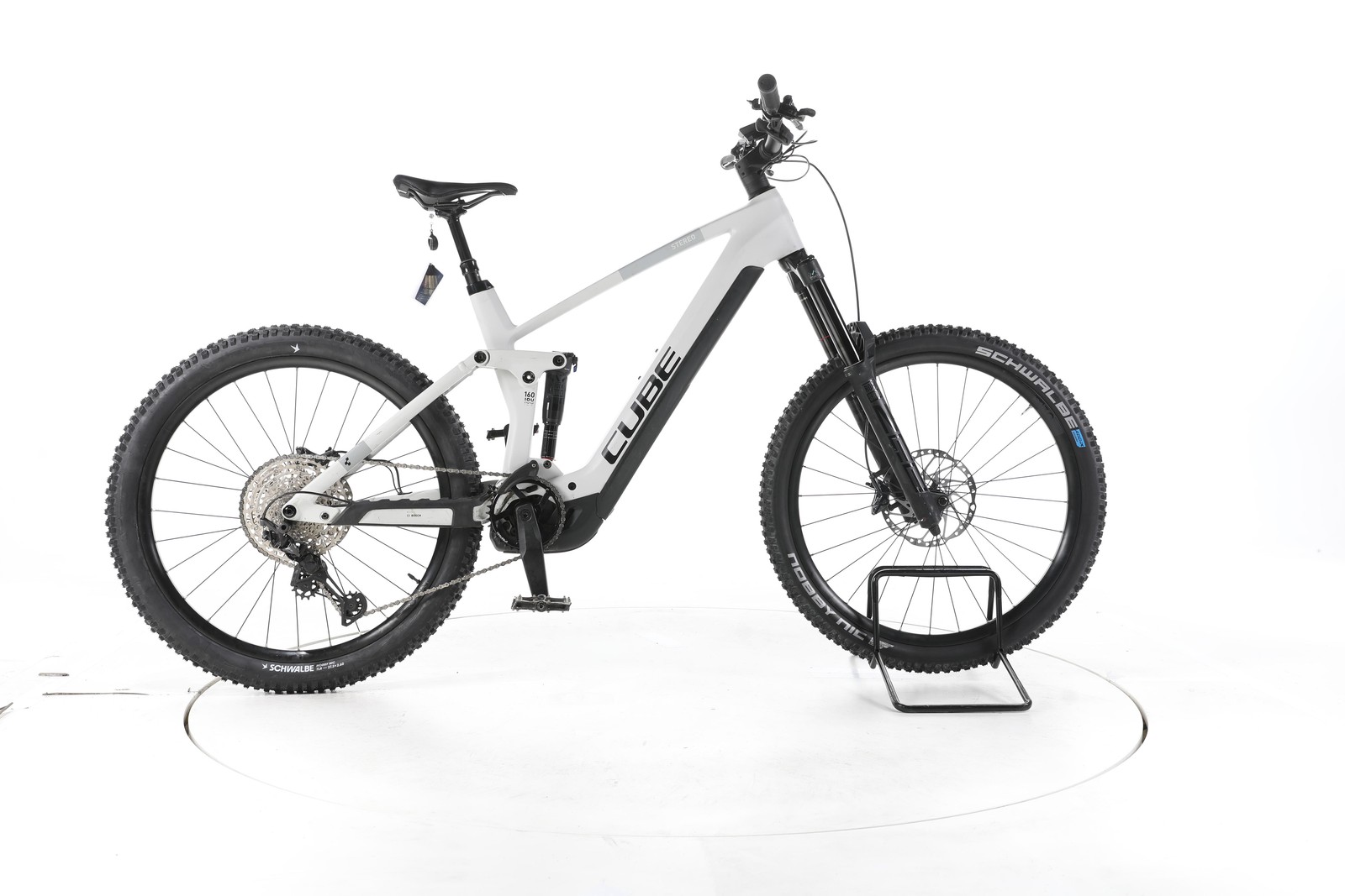 Cube Stereo Hybrid 160 HPC SLX VTT électrique tout suspendu Bosch Batterie 750Wh