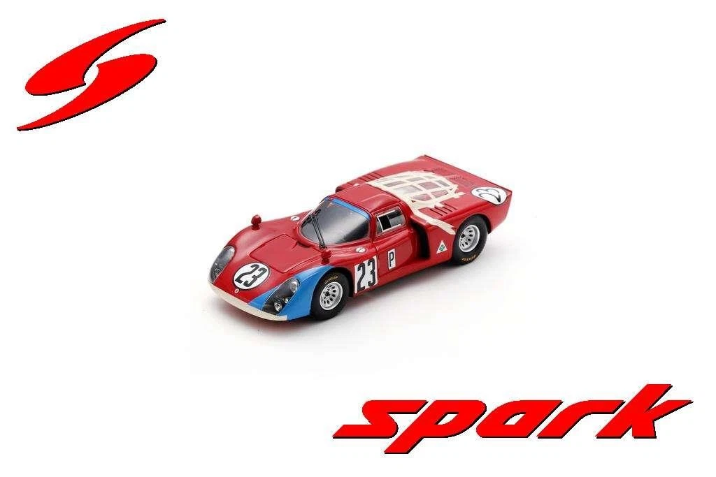 Alfa Romeo TZ2 42 24 Heures du Mans 1965 Best Model 9184 - Miniatures Alfa Romeo TZ2 42 24 Heures du Mans 1965 Best Model 9184 - Miniatures
