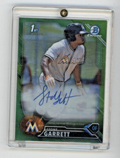 2016 Bowman - Chrome Prospect Autographs Stone Garrett #CPA-SG Green...