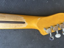Reliced Telecaster Style Neck 22 Fret Vintage Finish Rosewood Fretboard