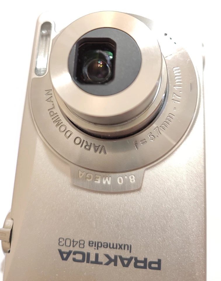 Camera Praktica Luxmedia 8403 8.0MP Silver Compact Digital Camera Tested Work - Image 2 of 4