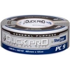 Shurtape Duckpro PC009 48MM"x55M Contractor Duct Tape - Black 24 Pack