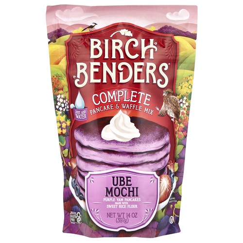 Complete Pancake & Waffle Mix, Ube Mochi, 14 oz (397 g)