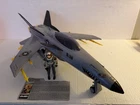 1986 Conquest X-30 & Slip Stream w/ File Card 99% Complete GI Joe Vehicle Read