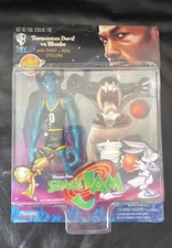 Space Jam Tasmanian Devil Vs Blanko Twist & Roll Cyclone Vintage 1996 Set T11