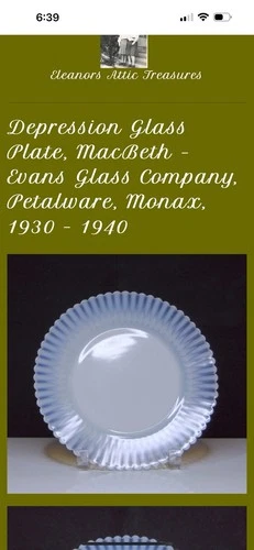 Macbeth Evans Petalware Monax (4) Cereal Bowls 5.75" White Opalescent Glass Ring