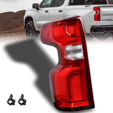 Tail Light Assembly Compatible With 2019-2023 Chevy Silverado 1500 Left Driver