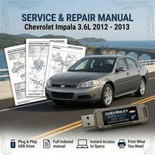 Chevrolet Impala 2012 2013 Service Repair Workshop Manual On Usb