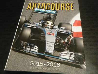 BOOK AUTOCOURSE 2015 2016 #65 NEW LEWIS HAMILTON MERCEDES ALONSO VETTEL RICIARDO