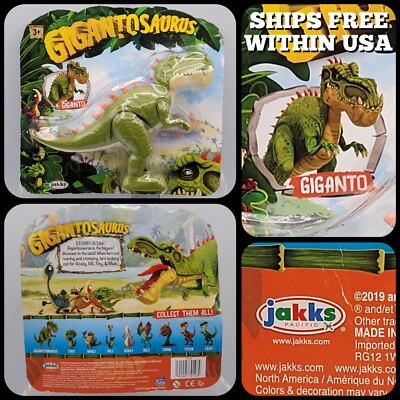 Gigantosaurus GIGANTO Green Dinosaur Jakks Pacific Articulated
