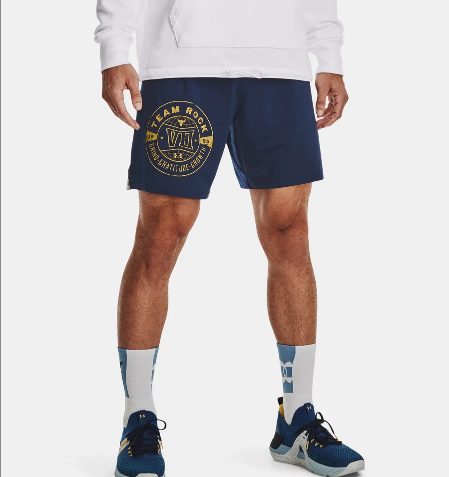 The rock top under armour shorts