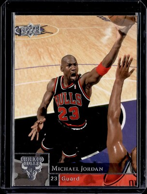 2009-10 Upper Deck #23 Michael Jordan Chicago Bulls (HOF) EX/EX