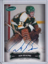 2006-07 Parkhurst Autographs #11 Don Beaupre - Minnesota North Stars - SET BREAK