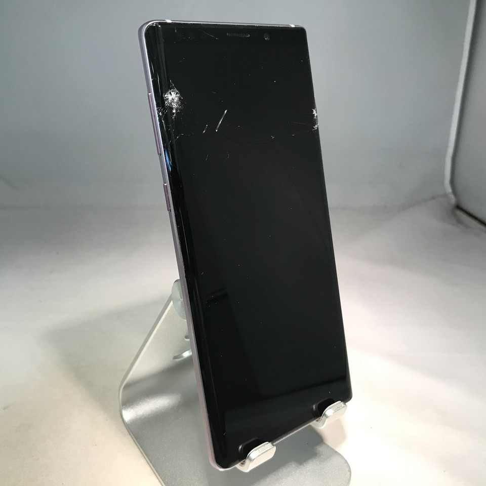 Samsung Galaxy Note 9 128GB Lavender Purple Unlocked Cracked Screen