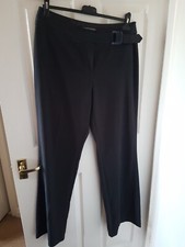 Marks And Spencer Size 1 4 Long Dark Charcoal Trousers