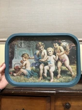 Angelic Cherub Style Serving Tray