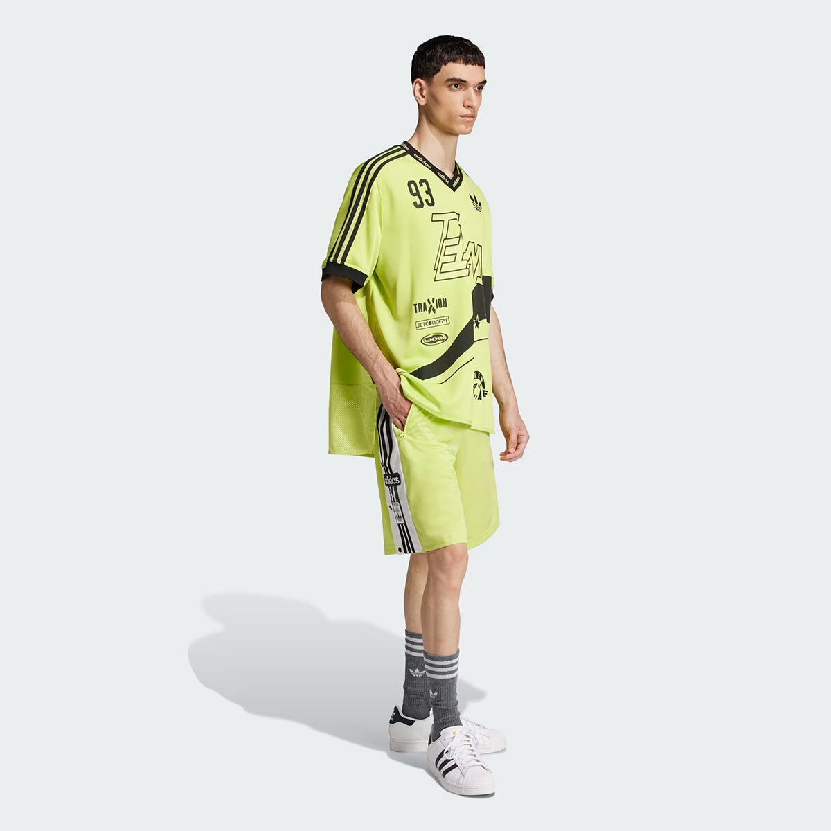 Adidas Originals Mens ADILENIUM 2 MEGABREAK SHORTS JM9656 BAHIA