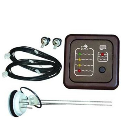 Wohnwagen/Wohnmobil CBE Frisch+Abwasser Füllstandsanzeiger Set - Grau (212898)