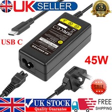 45W USB-C AC Power Adapter Charger For HP Pro x2 612 G2 Chromebook x360 11 G1