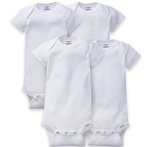 gerber organic onesies 4 pack