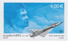 Timbre Poste Aérienne PA66 Neuf** - Hommage à l'aviatrice Jacqueline Auriol 2003