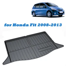 Fit for Honda Fit 2008-2013 TPO Black TPO Rear Cargo Trunk Liner Cover Carpet