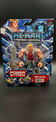 He Man Power Attack Master of the Universe Actionfigur Mattel 