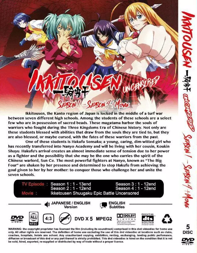 How To Watch Ikki Tousen? A Complete Watch Order Guide