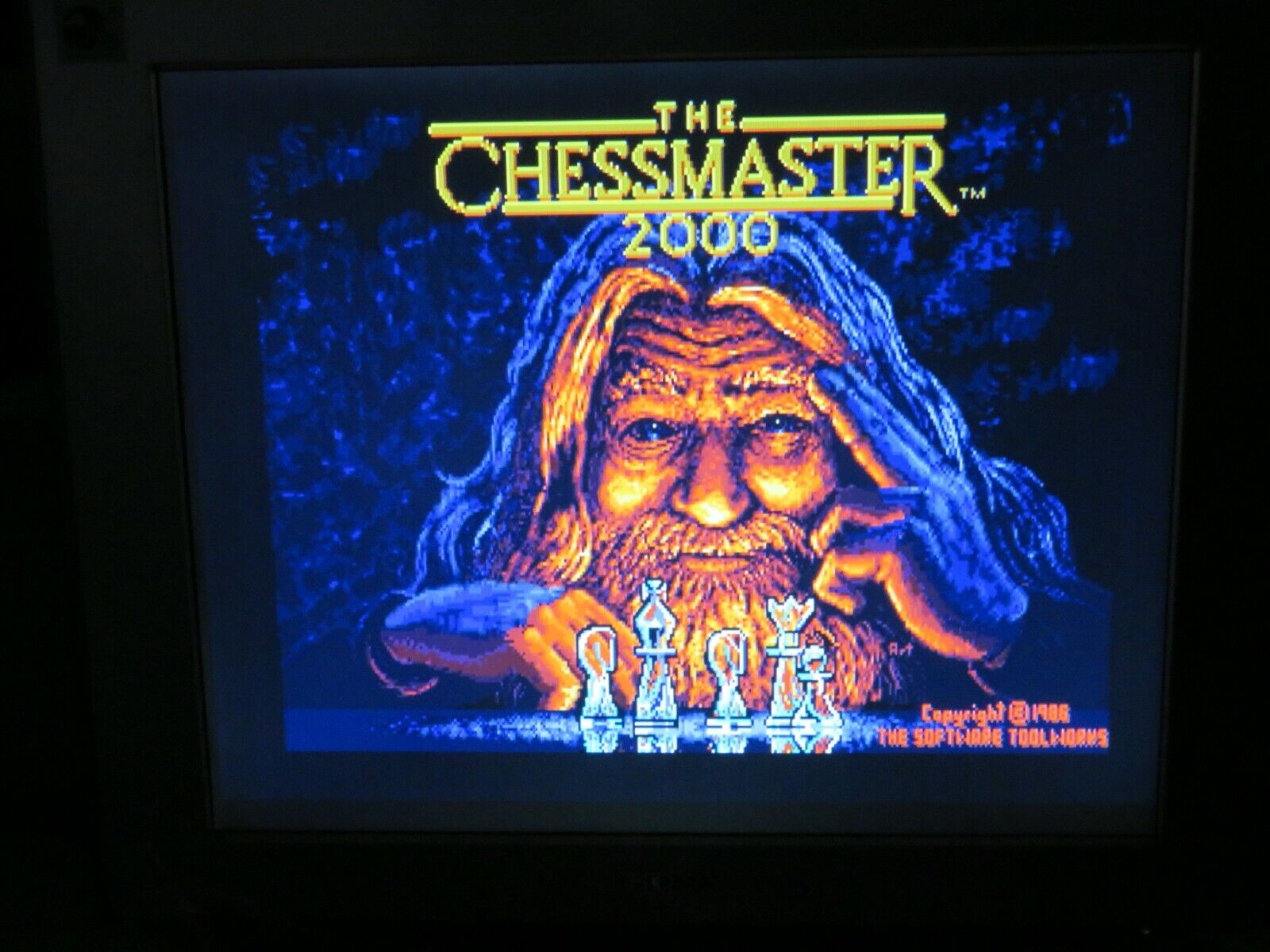 Vintage 1986 CHESSMASTER 2000 Software Country Toolworks Apple II video game