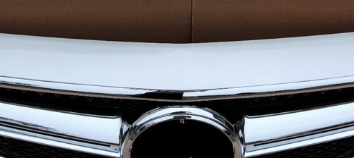 Kühlergrill E63 Look für Mercedes S212 AB 2013 SILBER CHROM MIT EMBLEM - Bild 6 von 6