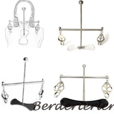 Stainless Steel Breast Clip Clamps Nipple Clamps Strapon Bondage Breast Trainer