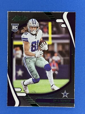 2021 Absolute #141 Simi Fehoko Green Foil Rookie RC Cowboys
