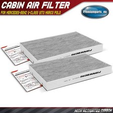 Image of 2x Pollen / Cabin Filter for Mercedes-Benz V-Class Vito Marco Polo EQV W447 New
