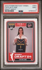 🔥 2024 CAITLIN CLARK PANINI INSTANT WNBA DRAFT NIGHT #DN1  ROOKIE RC PSA 9