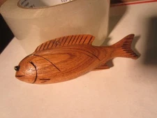 B 4 DICK DON TRUDELL ICE FISHING SPEARING DECOY CONTEMPORARY XMAS ORNAMENT